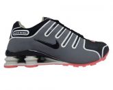 Tênis Nike Shox NZ Grafite e Preto
